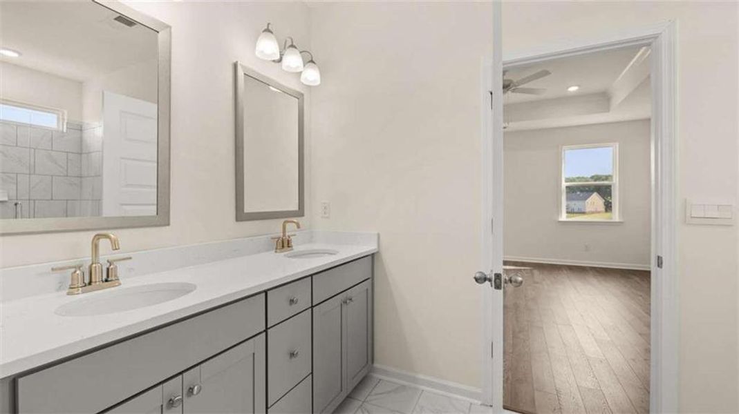 Furnished interior view inside a new home in The Gates at Pates Creek, Hampton (Image 13).