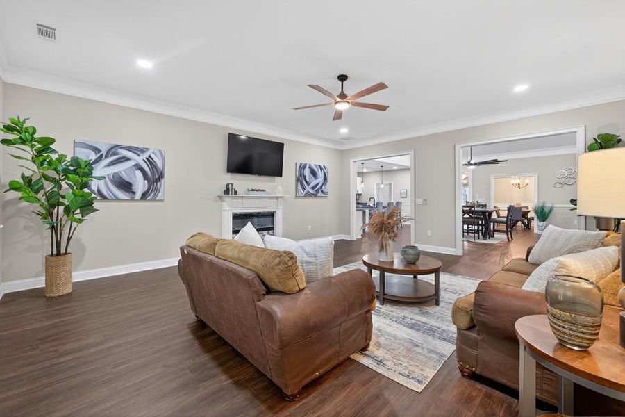 Furnished interior view inside a new home in , Oxford (Image 8). Furnished interior view inside a new home in , Oxford (Image 8).