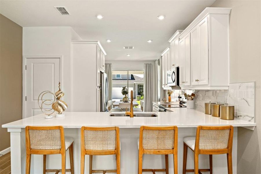 Furnished interior view inside a new home in , Orlando (Image 9). Furnished interior view inside a new home in , Orlando (Image 9).