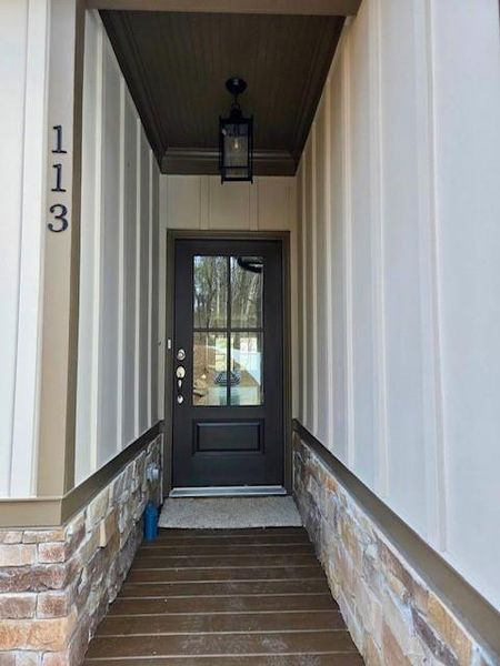 Exterior details and patio area of a home in , Waleska (Image 4).