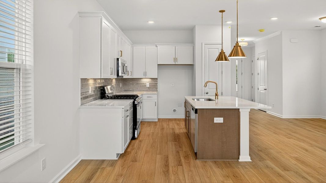 Furnished interior view inside a new home in Park Circle Single Family Homes, North Charleston (Image 10).