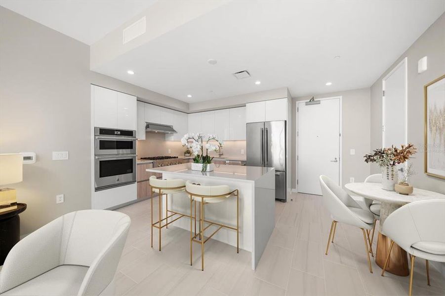 Furnished interior view inside a new home in , St. Petersburg (Image 9).