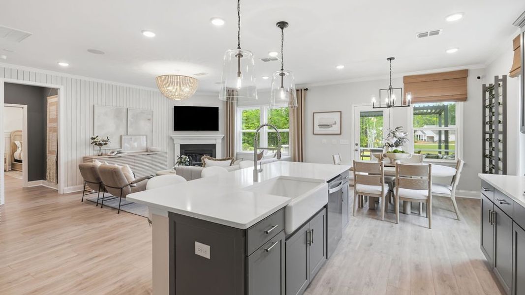 Representative furnished interior of a home built from the Braddock by Pulte Homes in Oakleaf Chase, Blythewood (Image 15).