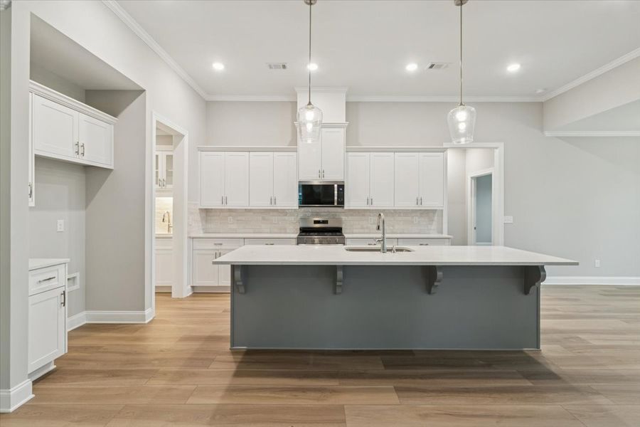 Furnished interior view inside a new home in Sinclair at Crawford Creek, Grovetown (Image 10).