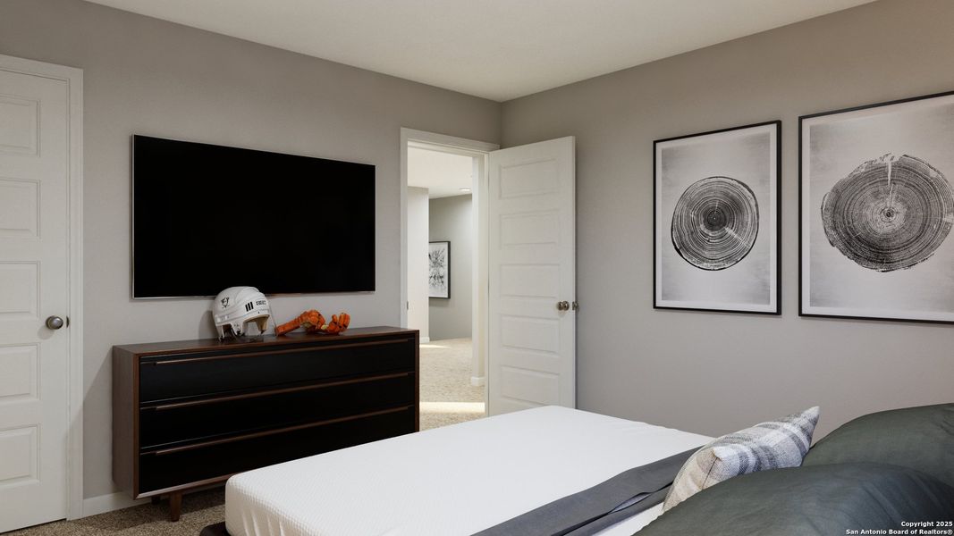 Furnished interior view inside a new home in Applewhite Meadows, San Antonio (Image 17). Furnished interior view inside a new home in Applewhite Meadows, San Antonio (Image 17).