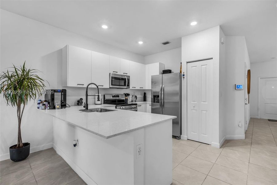 Furnished interior view inside a new home in , Miami (Image 4).