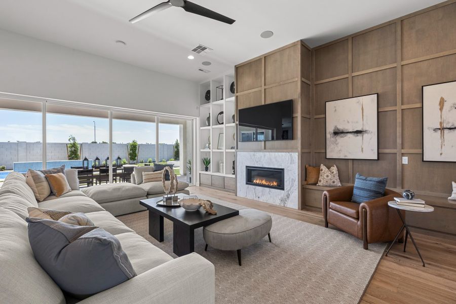 Representative furnished interior of a home built from the Allure by Cachet Homes Arizona in McKinley Glenn, Chandler (Image 27). Representative furnished interior of a home built from the Allure by Cachet Homes Arizona in McKinley Glenn, Chandler (Image 27).