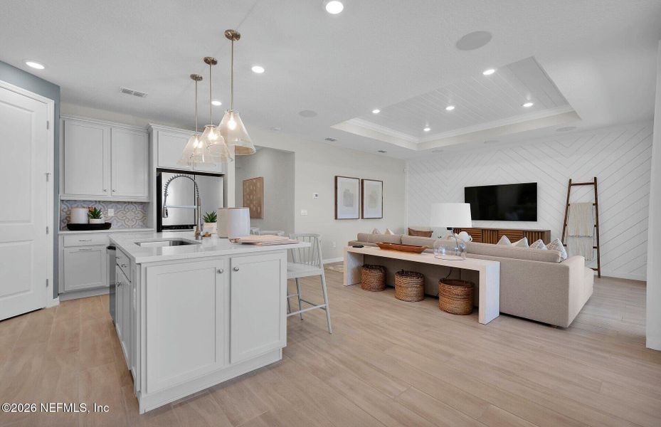 Furnished interior view inside a new home in Double Branch, Middleburg (Image 12). Furnished interior view inside a new home in Double Branch, Middleburg (Image 12).