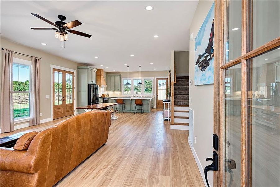 Furnished interior view inside a new home in , Calhoun (Image 7).