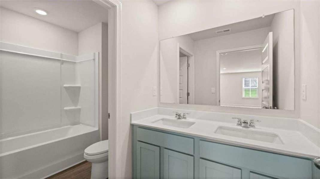 Furnished interior view inside a new home in Independence, Loganville (Image 9). Furnished interior view inside a new home in Independence, Loganville (Image 9).