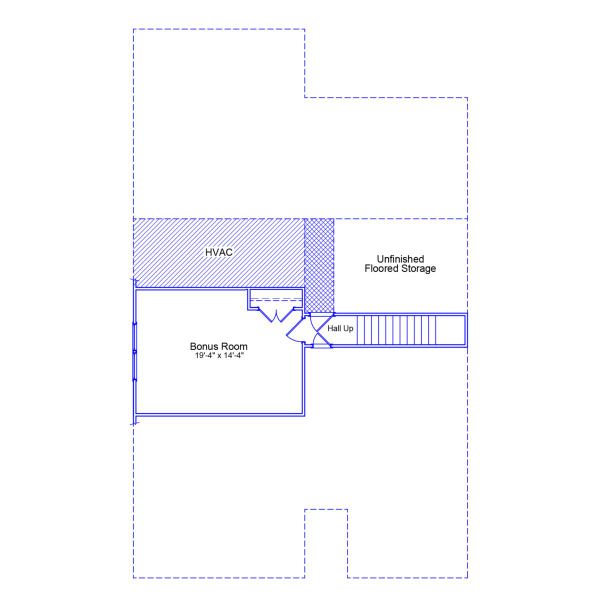 2D floor plan layout of this home in Hidden Springs, Lexington, SC (Image 3).