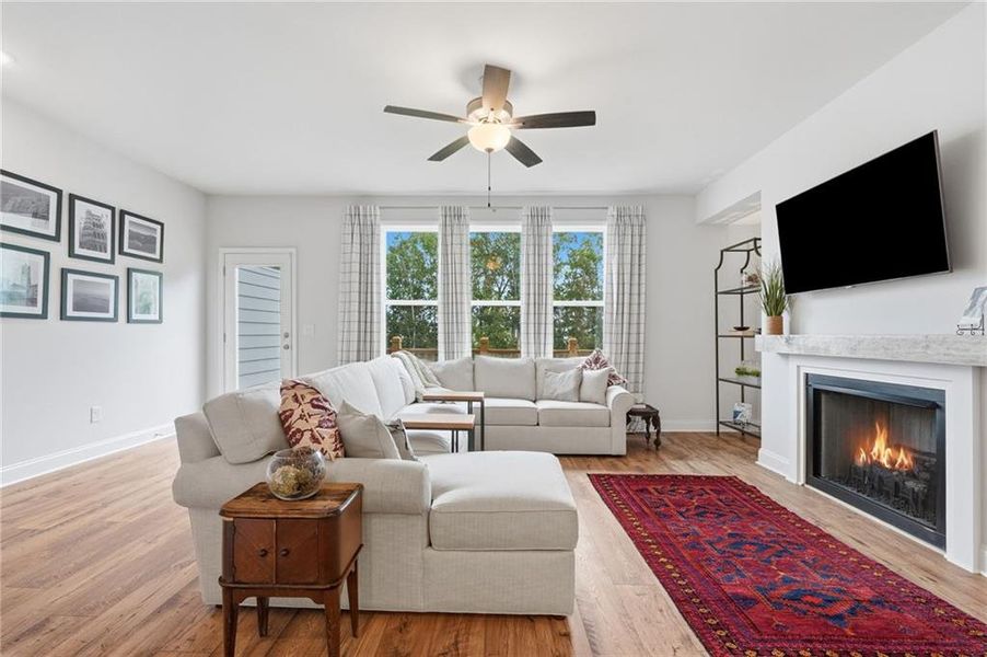 Furnished interior view inside a new home in , Sugar Hill (Image 9).