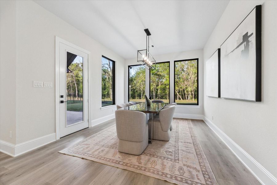 Furnished interior view inside a new home in , Fulshear (Image 11).