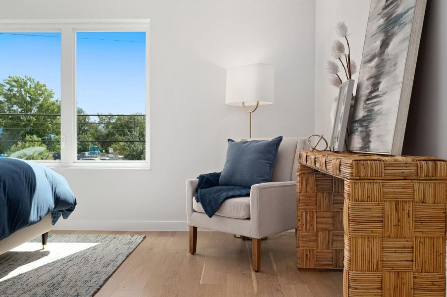 Furnished interior view inside a new home in , Austin (Image 17).