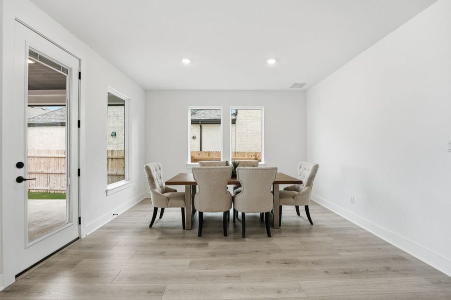 Furnished interior view inside a new home in Santa Rita Ranch, Liberty Hill (Image 8).