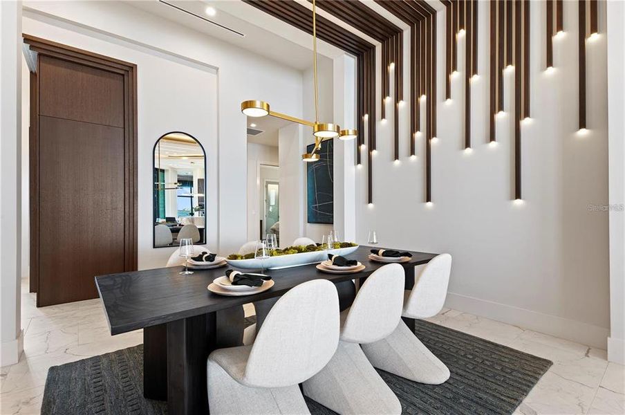 Furnished interior view inside a new home in Shellstone at Waterside, Sarasota (Image 6).