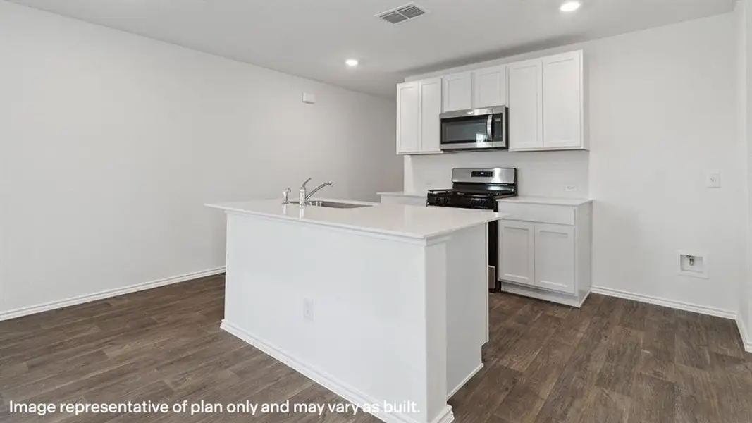 Furnished interior view inside a new home in Asher Oaks, Bonham (Image 8).