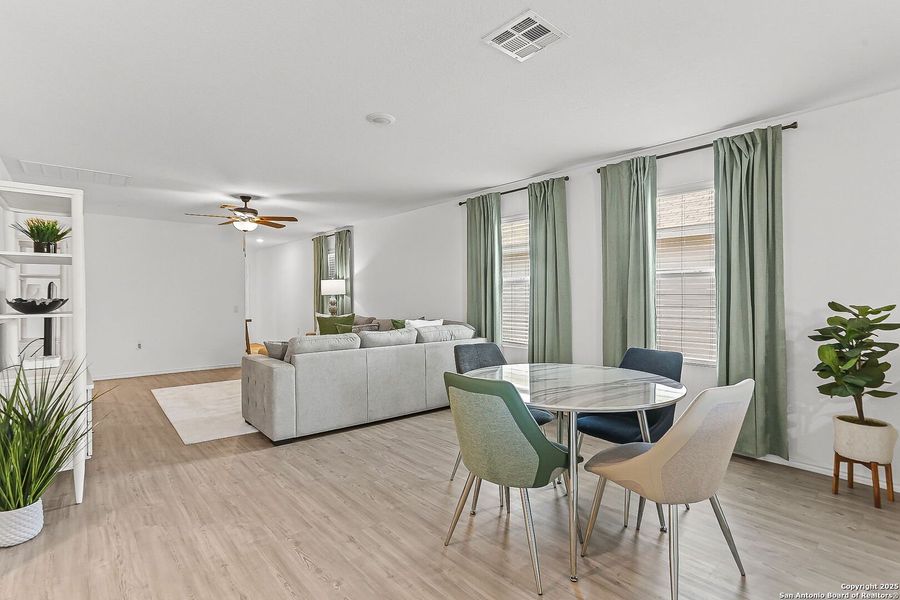 Furnished interior view inside a new home in , San Antonio (Image 10). Furnished interior view inside a new home in , San Antonio (Image 10).