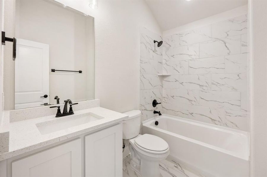 Furnished interior view inside a new home in Ridge Ranch, Mesquite (Image 17).