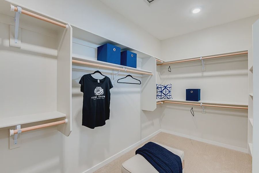 Representative furnished interior of a home built from the 3102 by Elliott Homes in Las Barrancas, Yuma (Image 13).