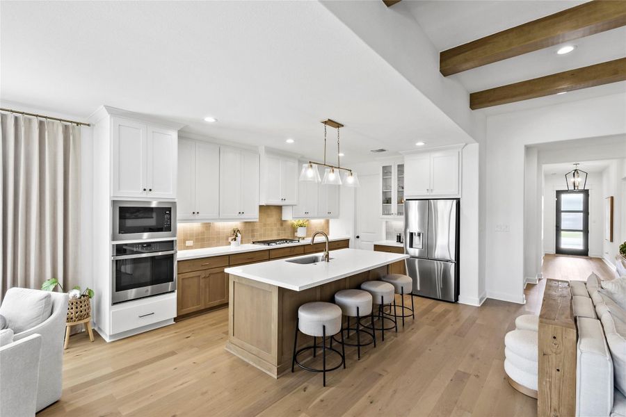 Furnished interior view inside a new home in , Bryan (Image 11).