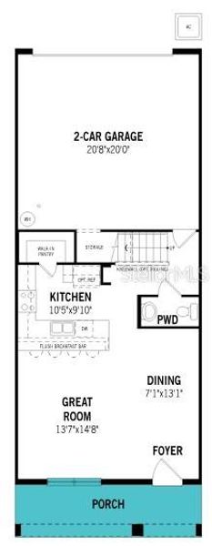 2D floor plan layout of this home in Rainwood, Groveland, FL (Image 3). 2D floor plan layout of this home in Rainwood, Groveland, FL (Image 3).