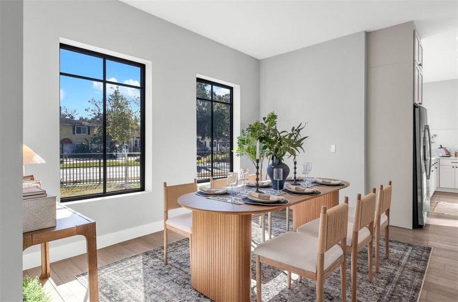 Furnished interior view inside a new home in , Orlando (Image 18).