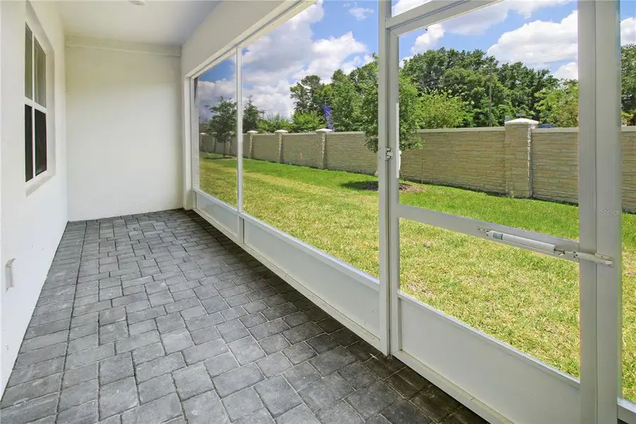 Exterior details and patio area of a home in Brentwood Landing, Oviedo (Image 2). Exterior details and patio area of a home in Brentwood Landing, Oviedo (Image 2).