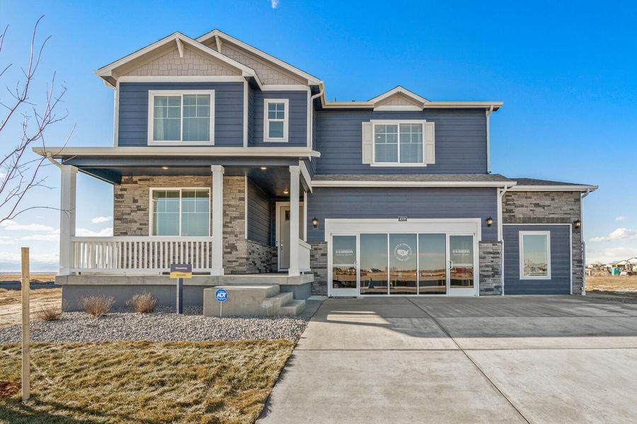 Representative exterior photo of a completed home built from the Hennessy by D.R. Horton in Northridge Estates, Greeley, CO (Image 22).