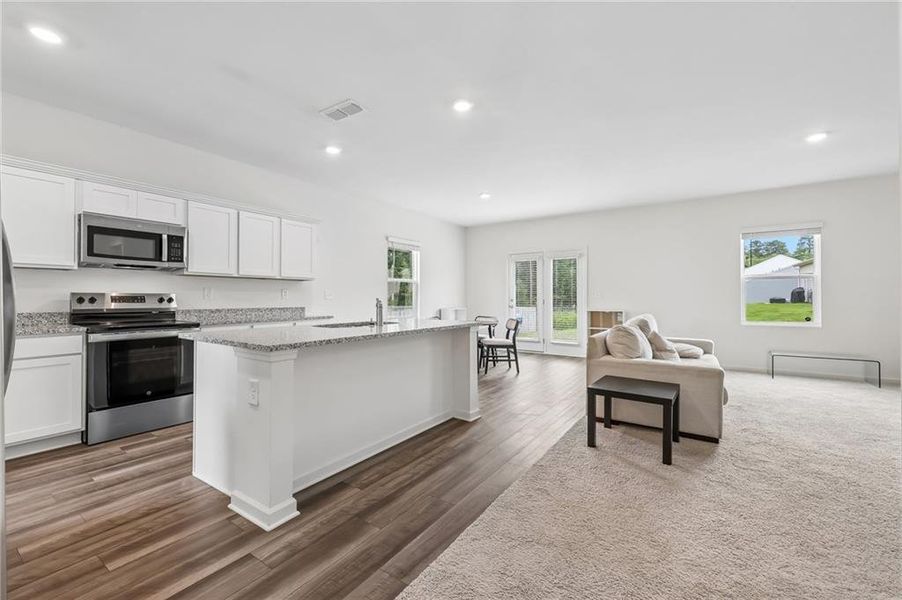 Furnished interior view inside a new home in Greyson Parc, Locust Grove (Image 11).