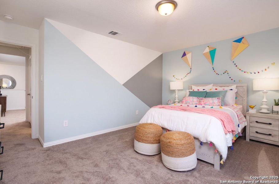 Furnished interior view inside a new home in Morgan Meadows, San Antonio (Image 2).