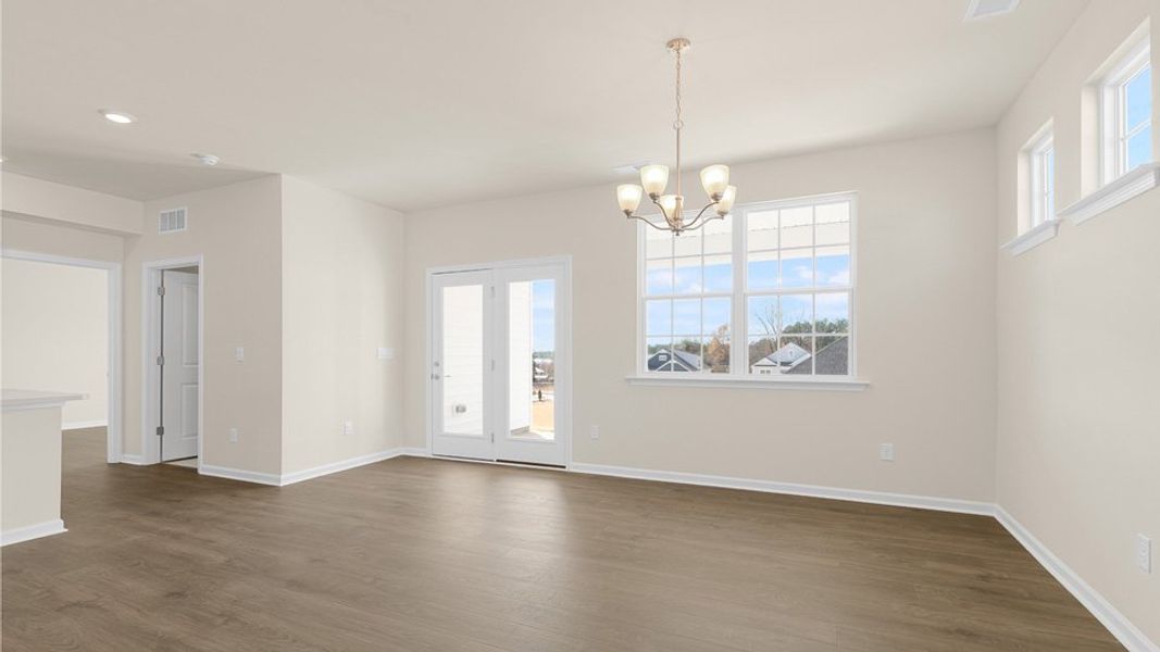 Spacious, unfurnished interior of a new home in The Villas at Collinswood, Aberdeen (Image 12).