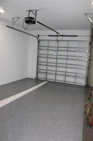 1 Car Garage with Epoxy Floors