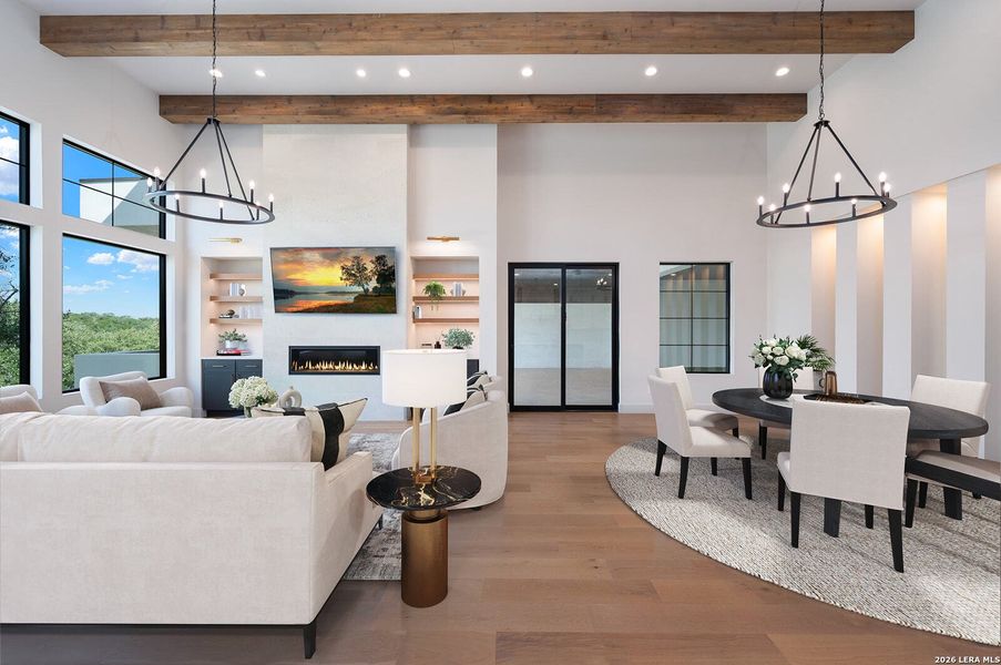 Furnished interior view inside a new home in , San Antonio (Image 10).
