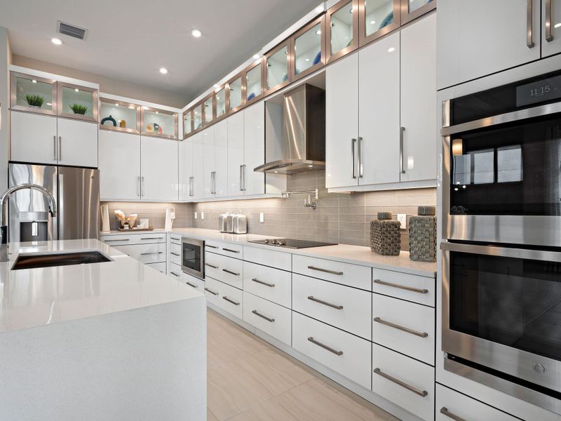 Furnished interior view inside a new home in PGA Village Verano, Port St. Lucie (Image 15).