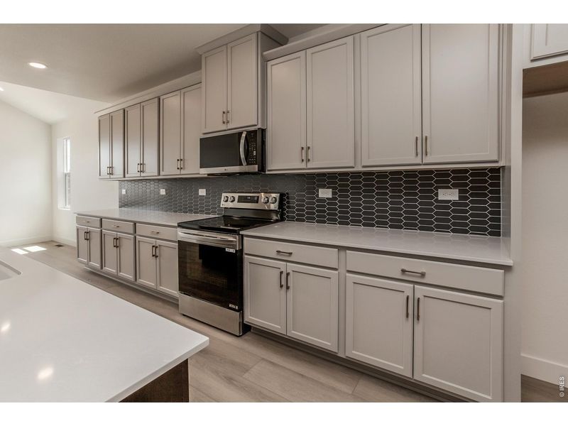Furnished interior view inside a new home in Prairie Song Story Collection - Single Family Homes, Windsor (Image 16).