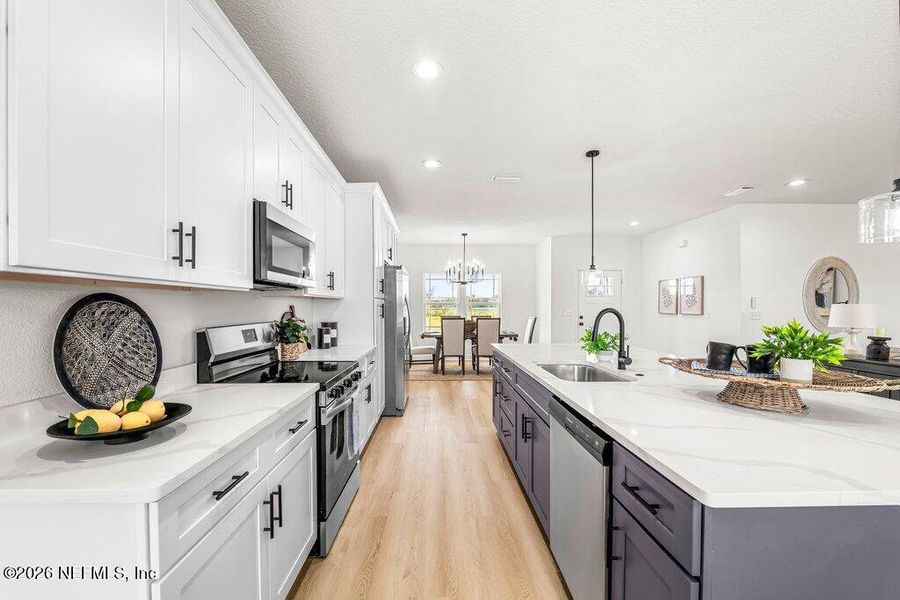 Furnished interior view inside a new home in , Keystone Heights (Image 36).