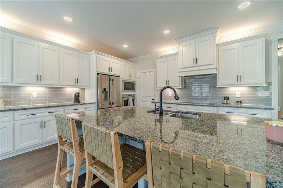 Furnished interior view inside a new home in , Statham (Image 16).
