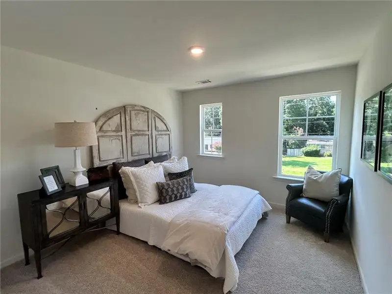 Furnished interior view inside a new home in Old Salem Crossing, Conyers (Image 5).