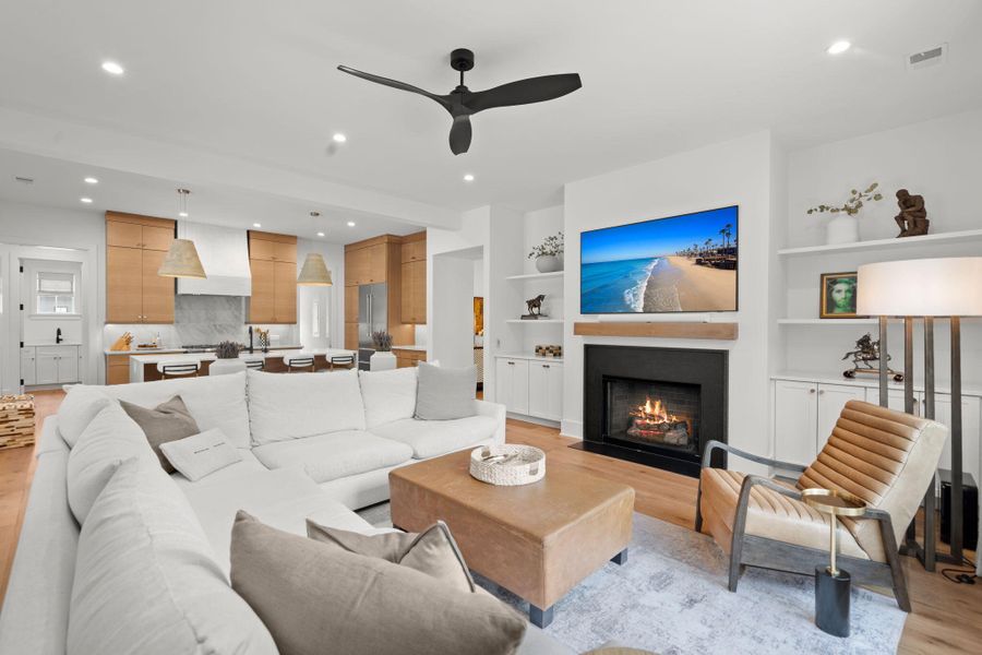Furnished interior view inside a new home in , Johns Island (Image 6).