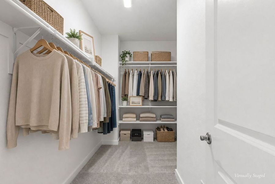 Furnished interior view inside a new home in The Tribute, The Colony (Image 32).