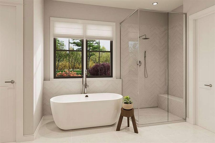 Furnished interior view inside a new home in Oak Water Ranch, Granbury (Image 9). Furnished interior view inside a new home in Oak Water Ranch, Granbury (Image 9).