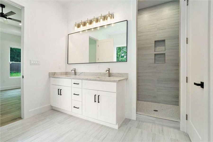 Furnished interior view inside a new home in , Conyers (Image 8). Furnished interior view inside a new home in , Conyers (Image 8).