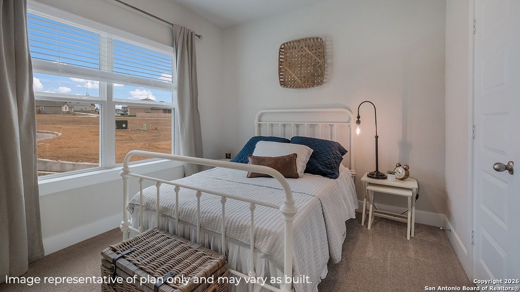 Furnished interior view inside a new home in Brookstone Creek, San Antonio (Image 11).
