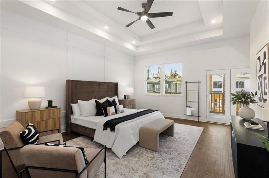 Furnished interior view inside a new home in , Atlanta (Image 14).