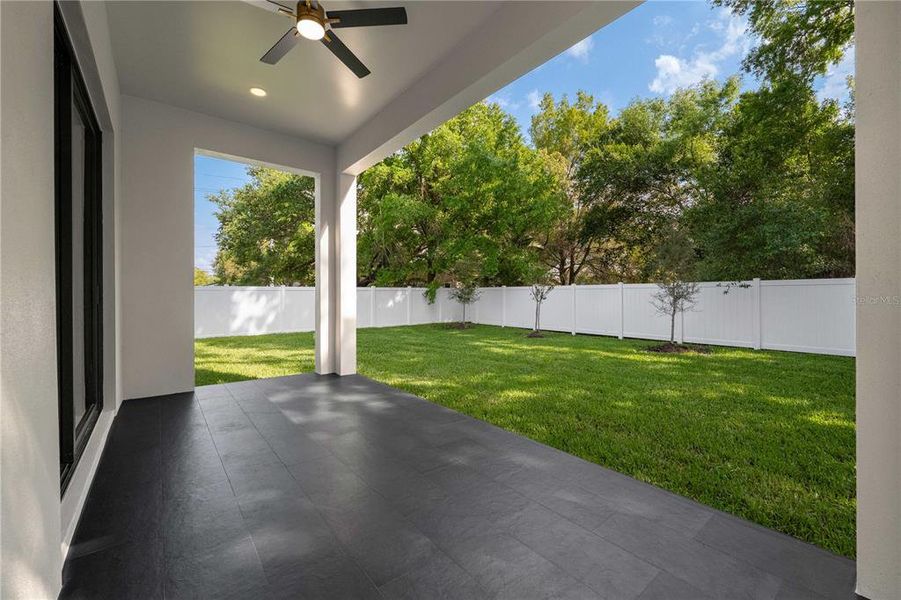 Exterior details and patio area of a home in , Tampa (Image 34).