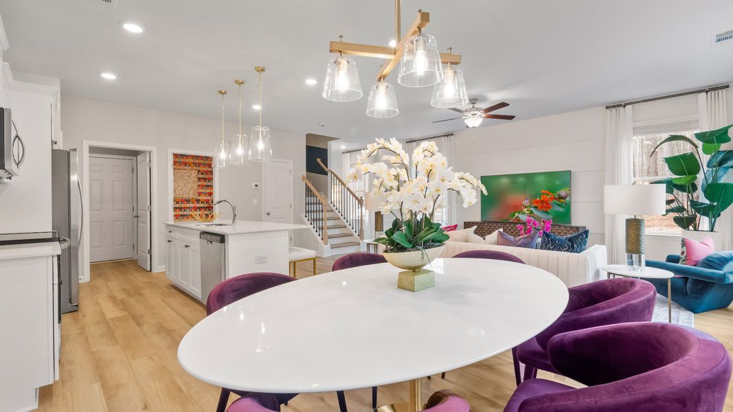 Representative furnished interior of a home built from the Austin - Alternate by DRB Homes in Diamante, Stockbridge (Image 17). Representative furnished interior of a home built from the Austin - Alternate by DRB Homes in Diamante, Stockbridge (Image 17).