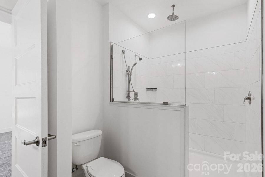Primary ensuite with in shower