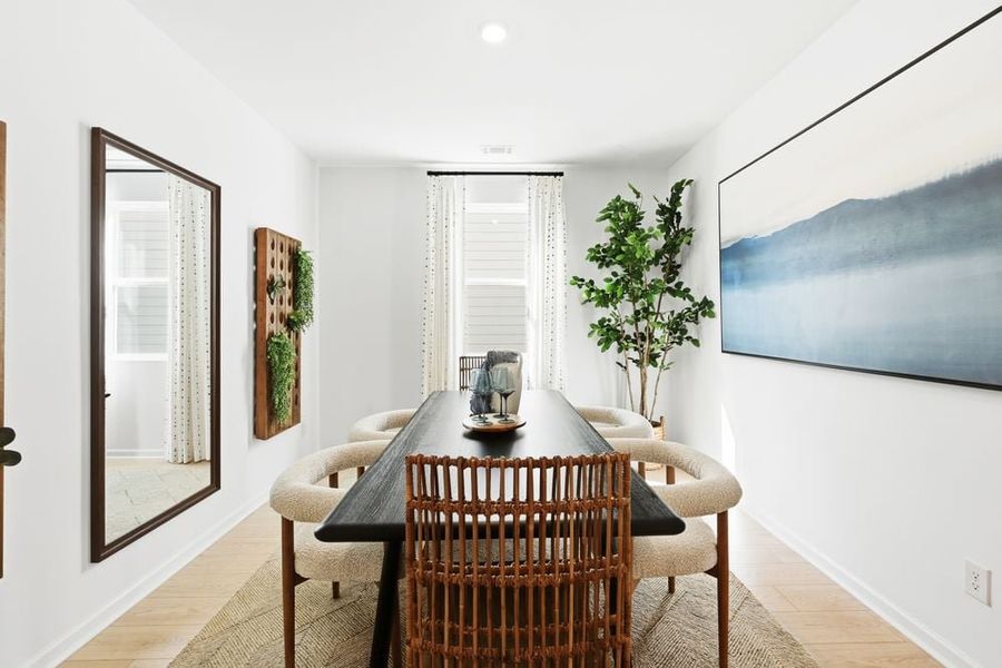 Representative furnished interior of a home built from the Wakehurst by Taylor Morrison in Falls Creek, Flowery Branch (Image 8).