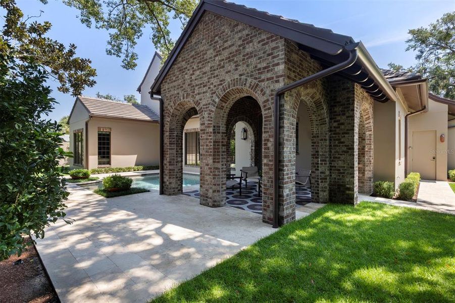 Front exterior of a new home in , Winter Park, FL, highlighting curb appeal (Image 20).